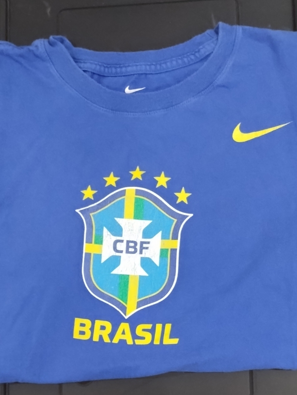 Men's Nike Blue Brasil CBF T-shirt